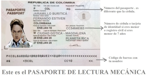 Pasaportes Pasaporte Colombiano